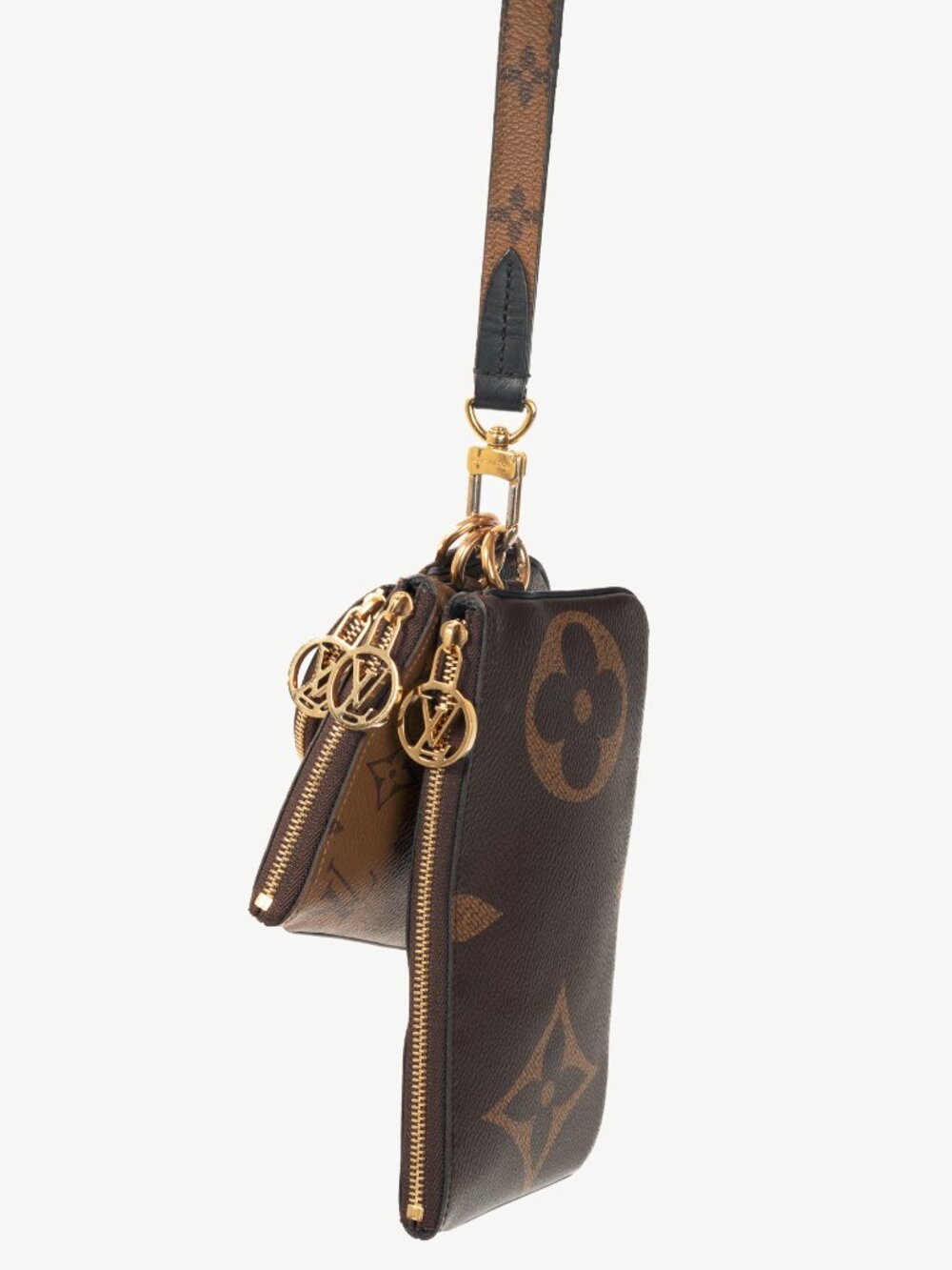 Louis Vuitton Monogram & Monogram Reverse Canvas Trio Pouch - Picture 2 of 14